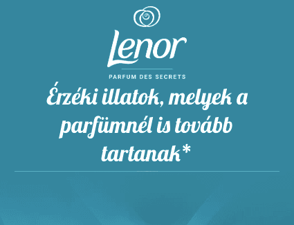 lenor illatgy&ouml;ngy&ouml;k